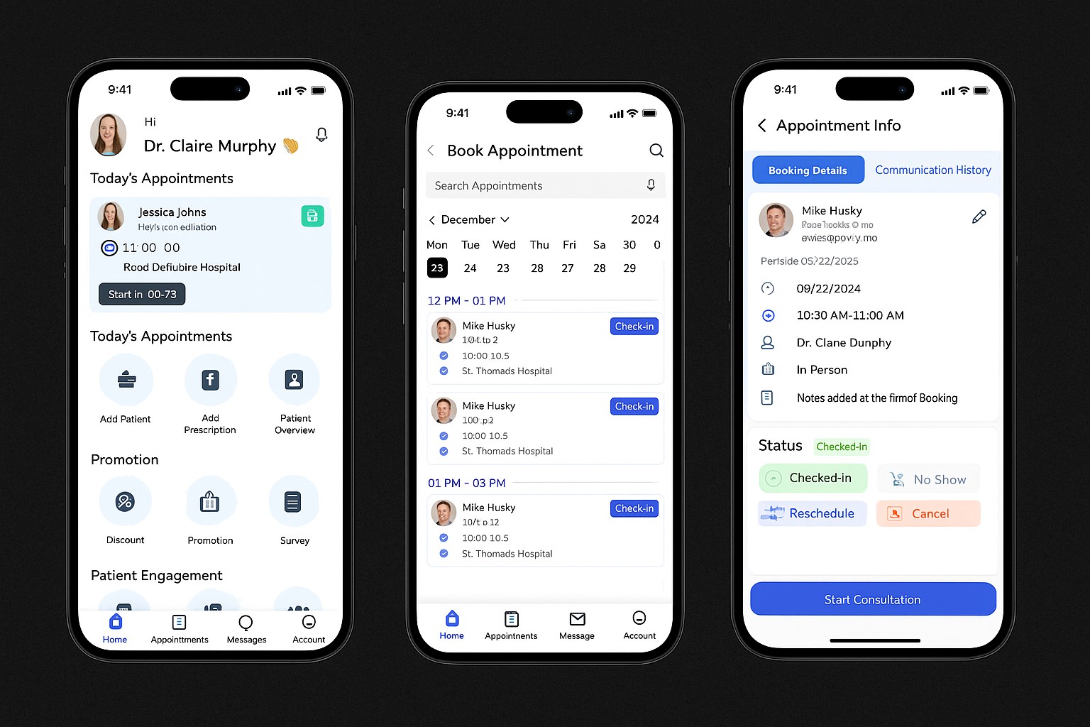 MDPlix Mobile App Interface